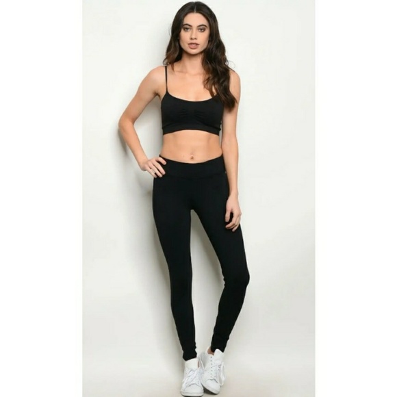 🌟NEW! Tiffany Athletic Leggings BLACK - Picture 4 of 4